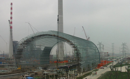 惠州发电厂球形网架